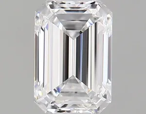 0.58ct EMERALD D VVS1 Lab diamond