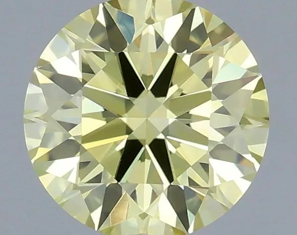 0.46ct ROUND Fancy Yellow VS1 Coloured Lab diamond