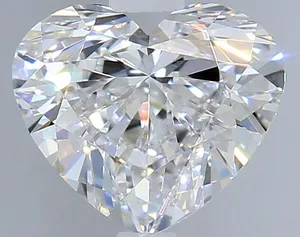 0.8ct HEART D VVS1 Natural diamond