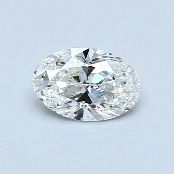 0.51ct OVAL F VVS2 Natural diamond