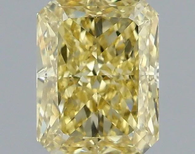 0.95ct RADIANT Fancy Intense Yellow VS1 Coloured Lab diamond
