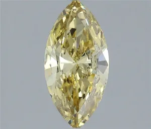1.13ct MARQUISE Fancy Intense Yellow VVS2 Coloured Lab diamond