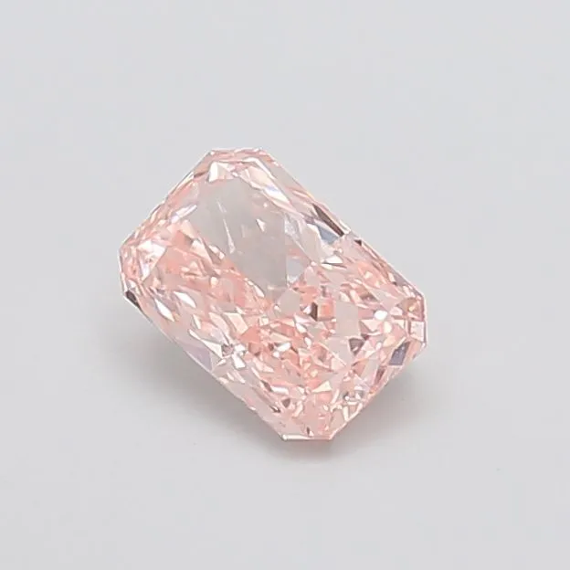 0.91ct RADIANT Fancy Intense Pink VVS2 Coloured Lab diamond