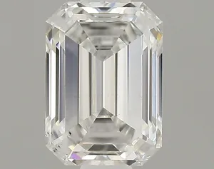 0.72ct EMERALD F VS2 Lab diamond
