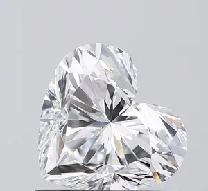 0.9ct HEART F VVS1 Natural diamond