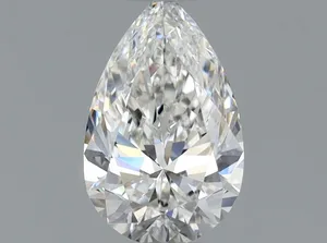 0.38ct PEAR F VVS2 Natural diamond