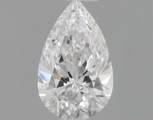 0.44ct PEAR D VVS2 Lab diamond