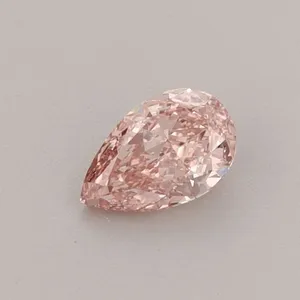 0.37ct PEAR Fancy Vivid Pink VS1 Coloured Lab diamond