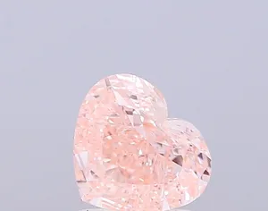1.01ct HEART Fancy Pink VS2 Coloured Lab diamond
