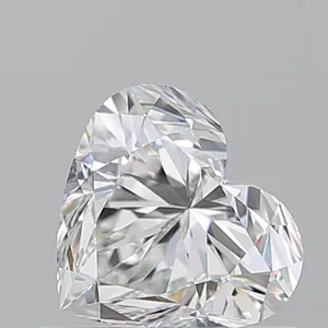 0.72ct HEART E VVS2 Natural diamond