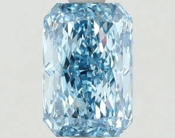 1.16ct RADIANT Fancy Vivid Blue VVS2 Coloured Lab diamond