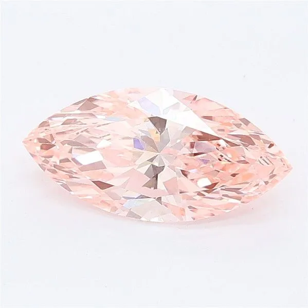 1.26ct MARQUISE Fancy Vivid Pink VVS2 Coloured Lab diamond