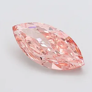2.81ct MARQUISE Fancy Intense Pink VS1 Coloured Lab diamond