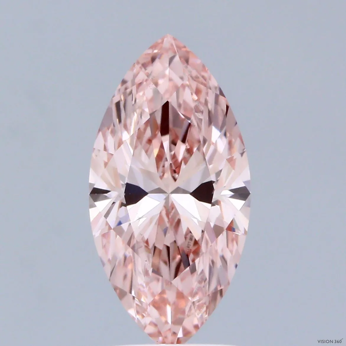 2.01ct MARQUISE Fancy Vivid Pink VS1 Coloured Lab diamond