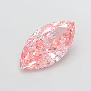 2.52ct MARQUISE Fancy Vivid Pink VS1 Coloured Lab diamond