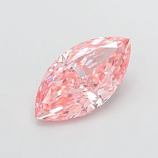 2.52ct MARQUISE Fancy Vivid Pink VS1 Coloured Lab diamond