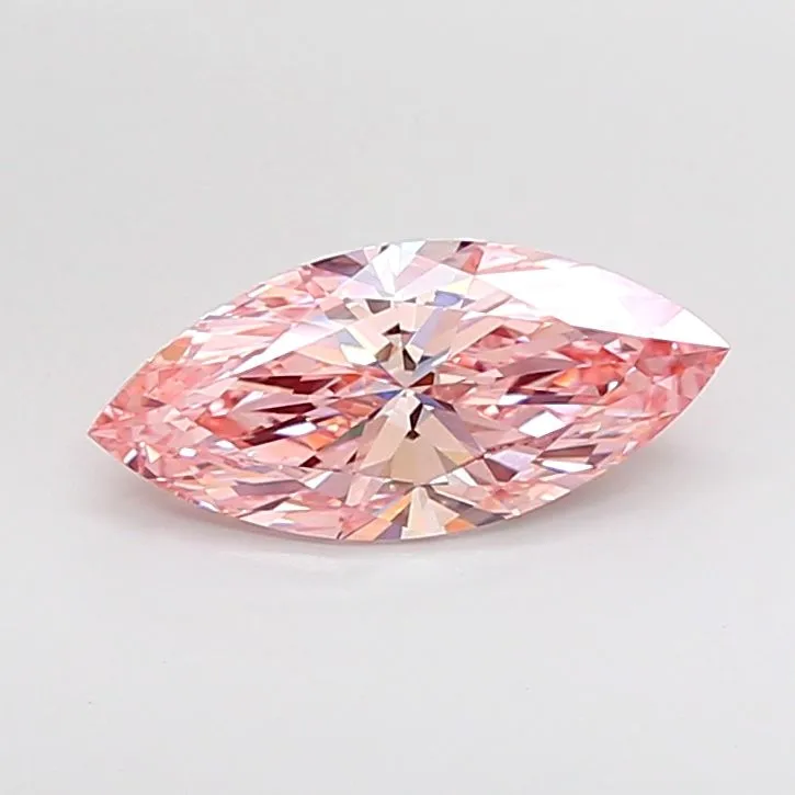 2.00ct MARQUISE Fancy Vivid Pink VVS1 Coloured Lab diamond