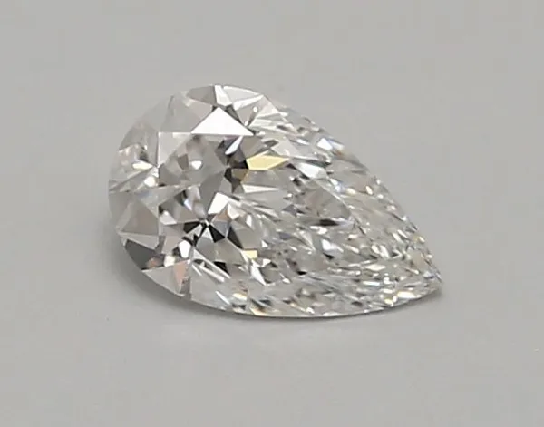 0.67ct PEAR D VVS2 Lab diamond