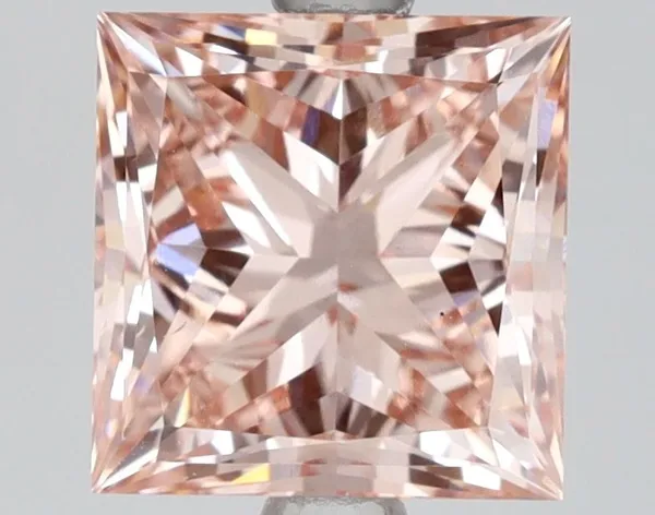 2.51ct PRINCESS Fancy Intense Pink VS1 Coloured Lab diamond