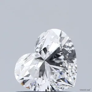 0.73ct HEART F VS1 Natural diamond