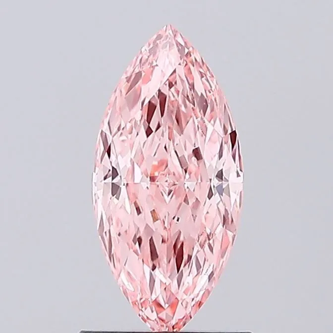 1.06ct MARQUISE Fancy Vivid Pink VS1 Coloured Lab diamond