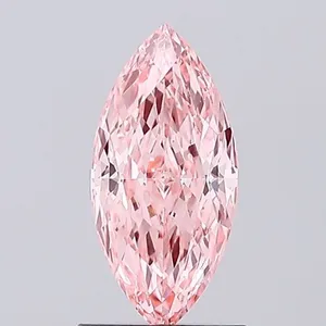 1.06ct MARQUISE Fancy Vivid Pink VS1 Coloured Lab diamond