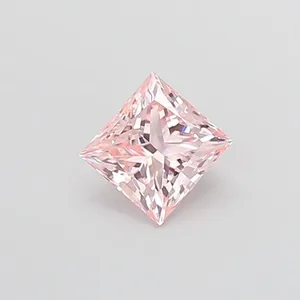 1ct PRINCESS Fancy Intense Pink VVS2 Coloured Lab diamond