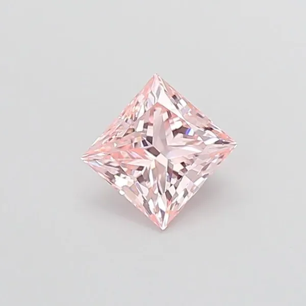 1ct PRINCESS Fancy Intense Pink VVS2 Coloured Lab diamond