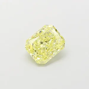 0.88ct RADIANT Fancy Yellow VS2 Coloured Lab diamond