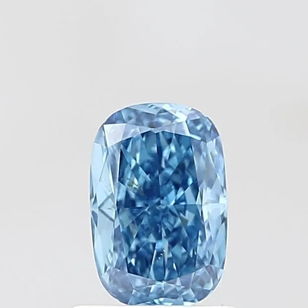 1.01ct CUSHION Fancy Vivid Blue VS1 Coloured Lab diamond