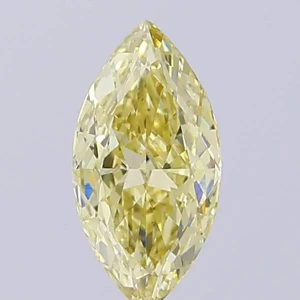 1.00ct MARQUISE Fancy Light Yellow VS1 Coloured Lab diamond