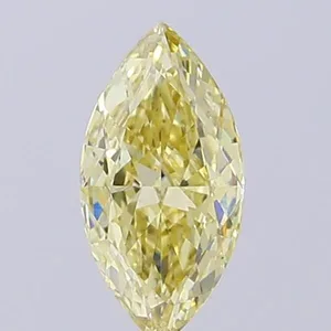 1ct MARQUISE Fancy Light Yellow VS1 Coloured Lab diamond
