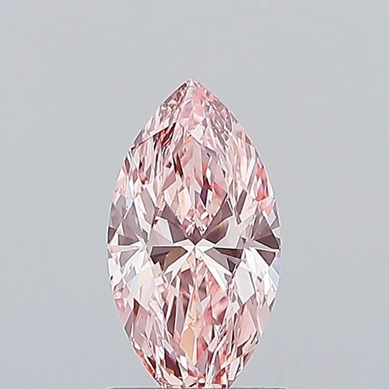 1.20ct MARQUISE Fancy Vivid Pink VS1 Coloured Lab diamond
