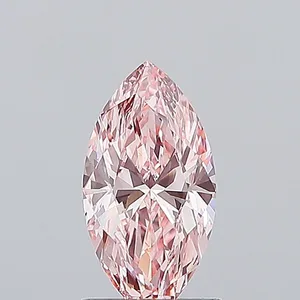 1.2ct MARQUISE Fancy Vivid Pink VS1 Coloured Lab diamond