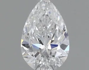 0.32ct PEAR D VVS2 Natural diamond
