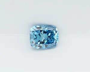 1.08ct CUSHION Fancy Vivid Blue VS1 Coloured Lab diamond
