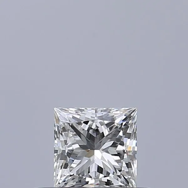 0.31ct PRINCESS F VVS2 Natural diamond