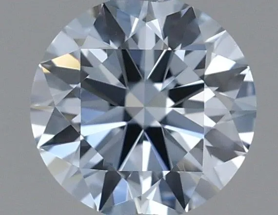 0.4ct ROUND Fancy Light Blue VVS2 Coloured Lab diamond