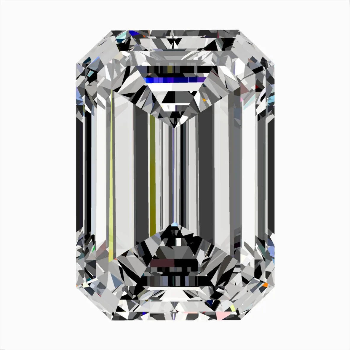 0.47ct EMERALD F VVS2 Natural diamond