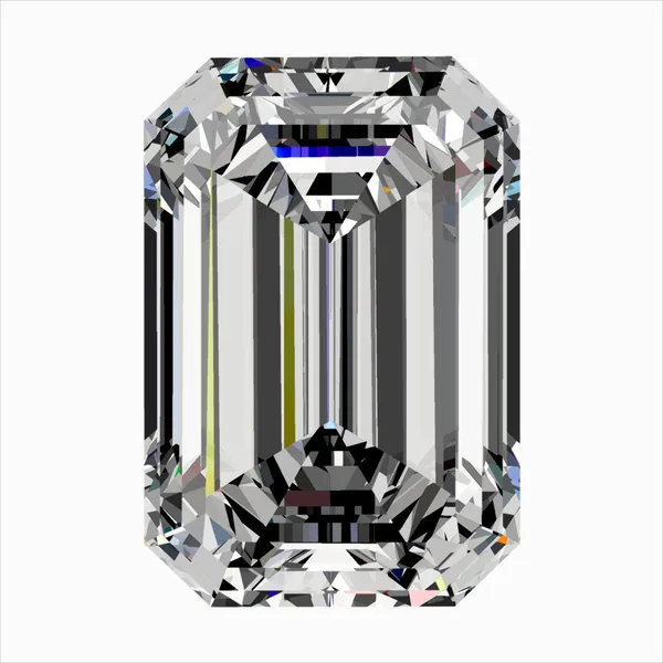 0.47ct EMERALD F VVS2 Natural diamond