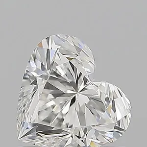 0.96ct HEART F VVS2 Natural diamond