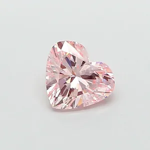 1.5ct HEART Fancy Intense Pink VS2 Coloured Lab diamond