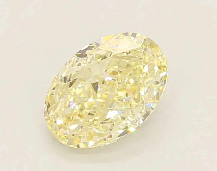 1.04ct OVAL Fancy Yellow VVS2 Coloured Lab diamond