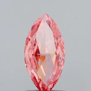1.5ct MARQUISE Fancy Vivid Pink VS2 Coloured Lab diamond