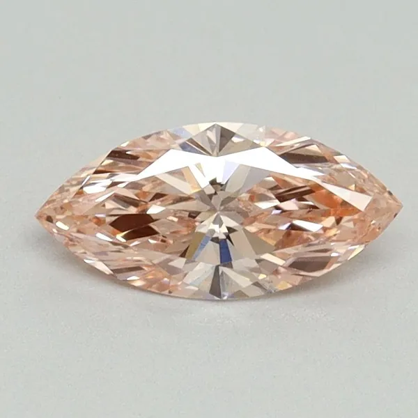 0.56ct MARQUISE Fancy Vivid Pink VS1 Coloured Lab diamond