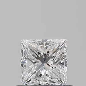 0.55ct PRINCESS D VS2 Natural diamond