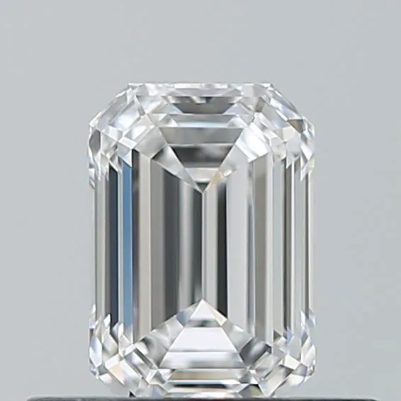 0.5ct EMERALD D VVS1 Natural diamond
