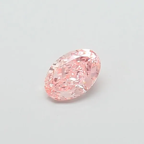 1.02ct OVAL Fancy Vivid Pink VS1 Coloured Lab diamond
