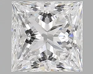 0.71ct PRINCESS D VVS2 Natural diamond