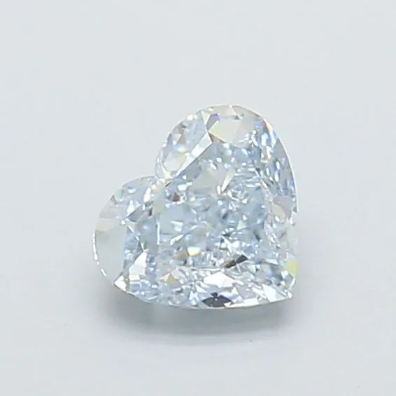 1.05ct HEART Fancy Light Blue VVS2 Coloured Lab diamond